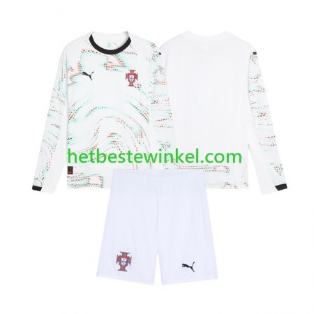 Portugal Voetbalshirts Kind Uit 2025 - LS
